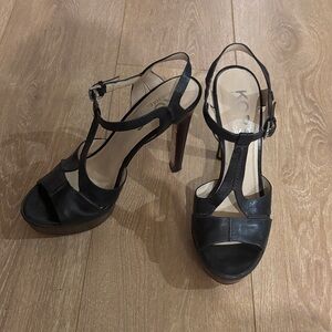 Michael Kors Black Strappy Heels